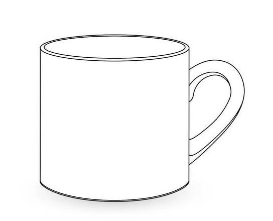 简单立体杯子绘画教程