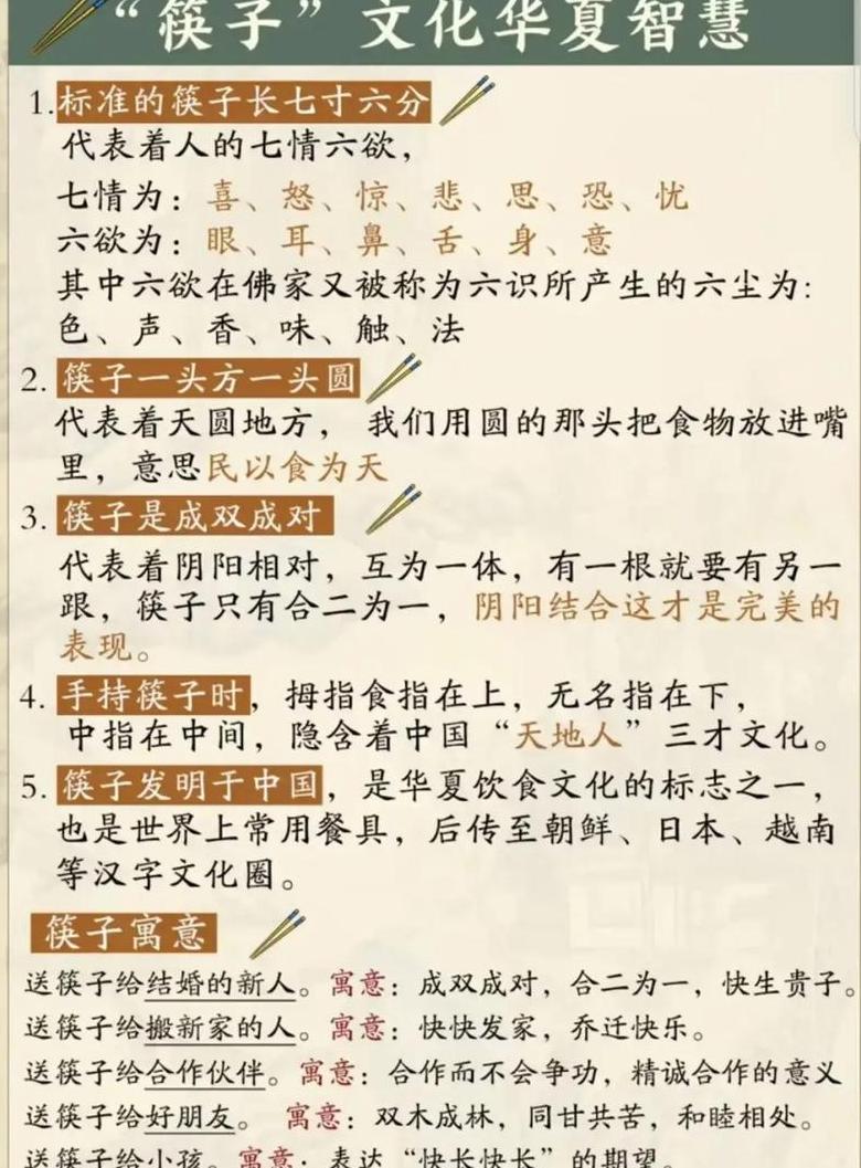 筷子送出的文化寓意：不止是餐具，更是美好祝愿