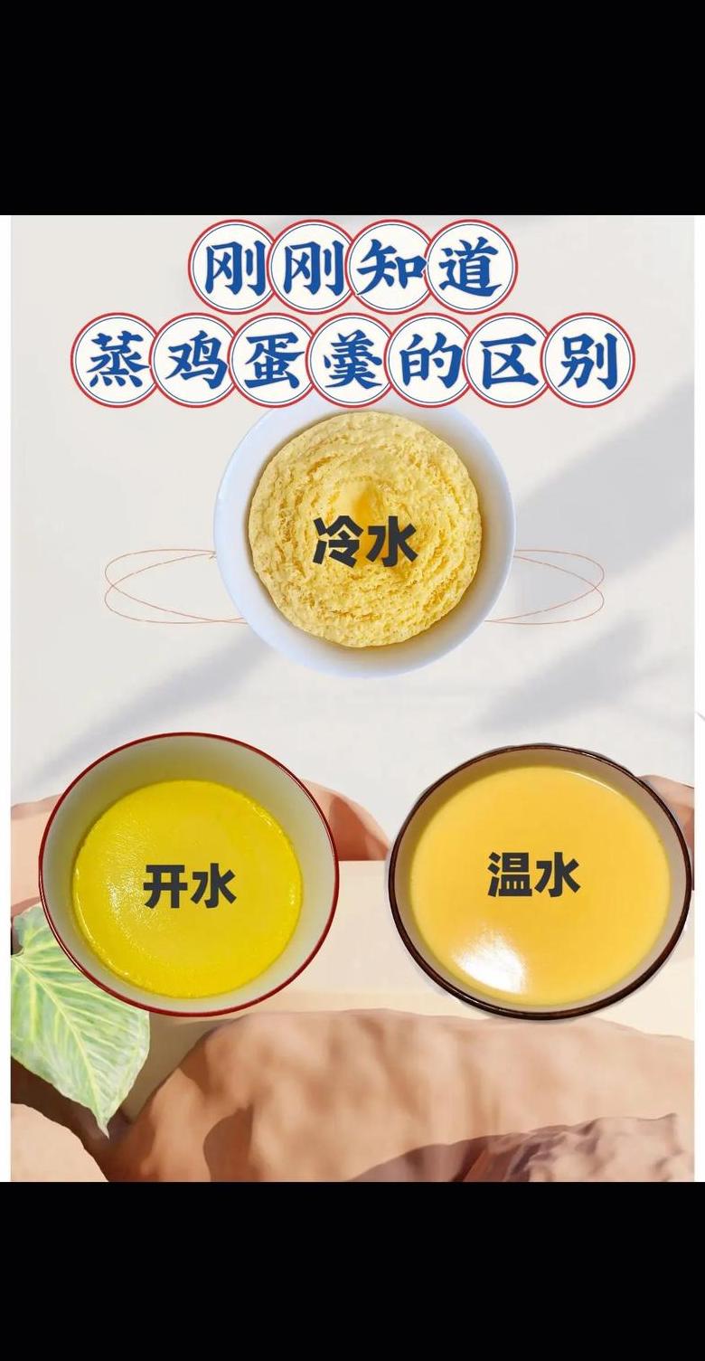蒸鸡蛋羹，冷水还是温水更佳？
