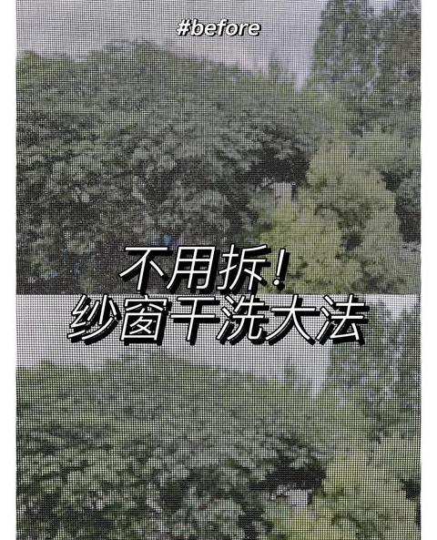 快速清洗纱窗技巧大揭秘